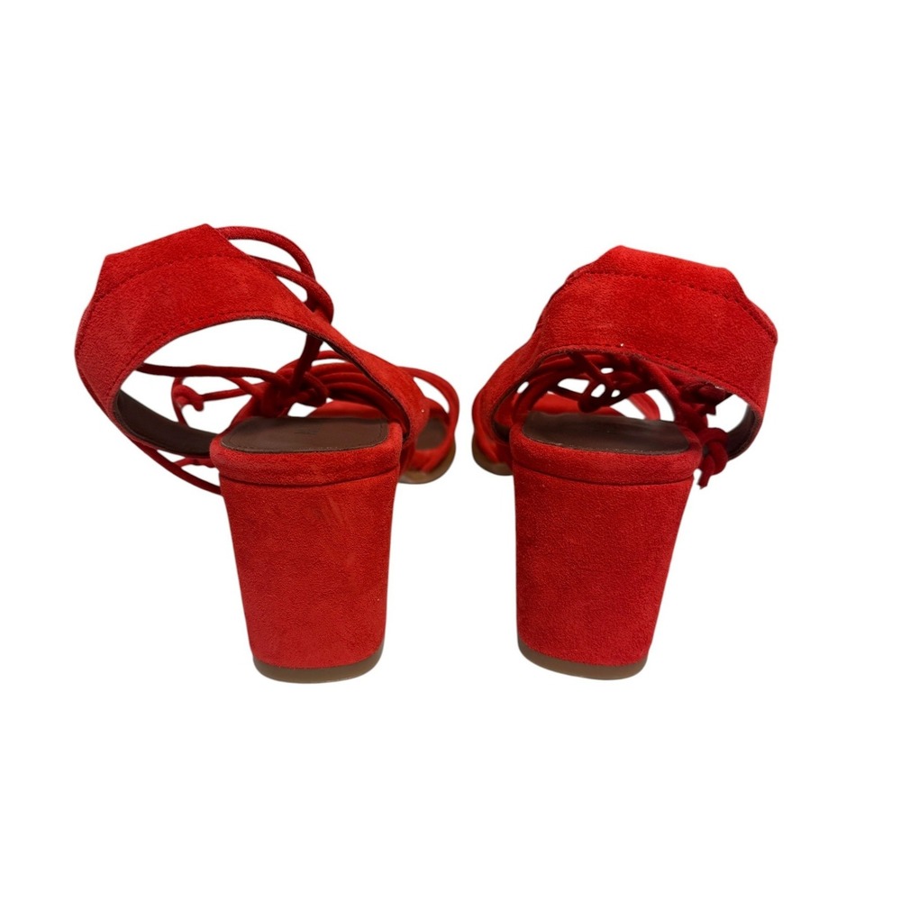 NWOT Alohas Paloma Leather Sandal Sophie Suede Orange Red Women EU 39 US (8-8.5) - Picture 6 of 11